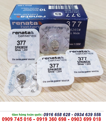 Renata SR626SW-Pin 377, Pin Renata SR626SW-377 silver oxide 1.55v Swiss